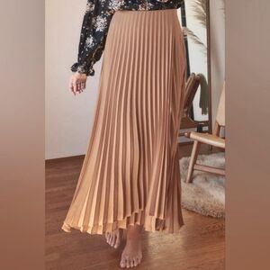 🎉 HOST PICK Promesa Gentle Breeze Accordion Pleated Midi Skirt Sz S